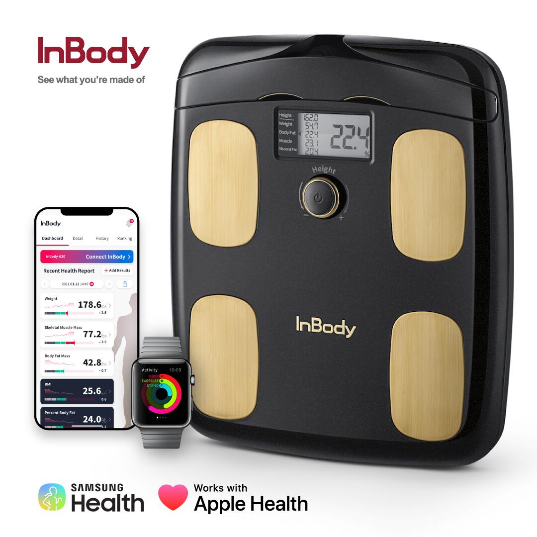 INBODY InBody Dial H20N | Báscula inteligente | medición de grasa y músculo | App