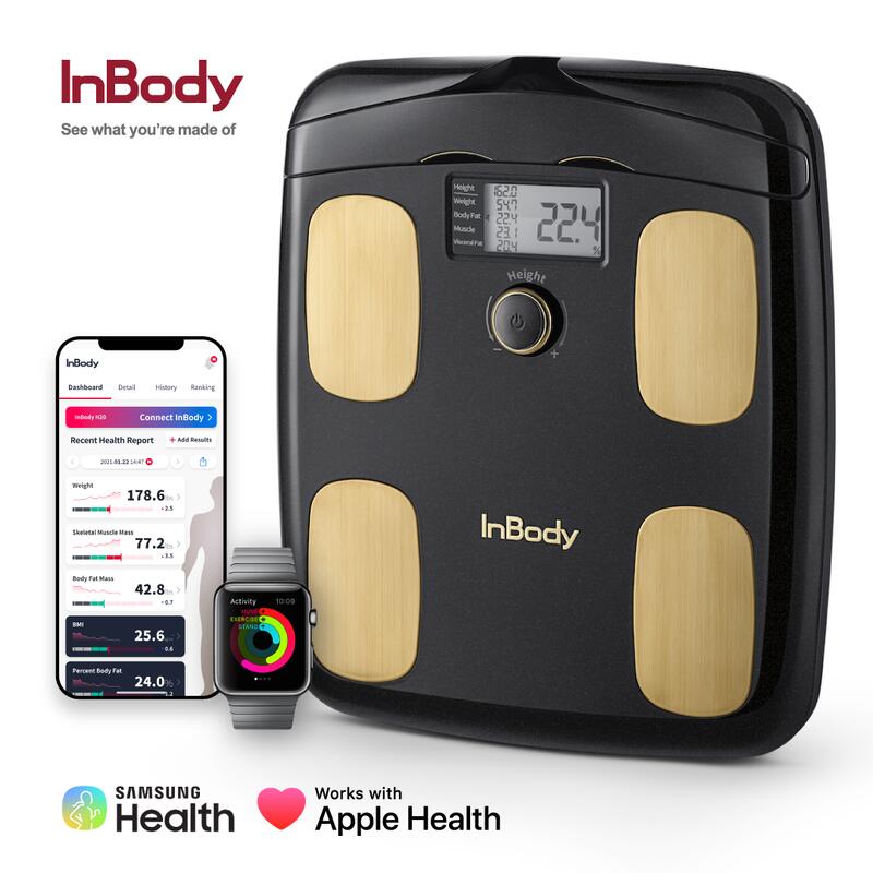 InBody Dial H20B | Smarte Waage | Körperzusammensetzung | Bluetooth & App