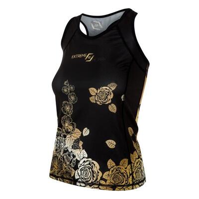Sportieve tanktop voor dames voor fitness extreme hobby rose