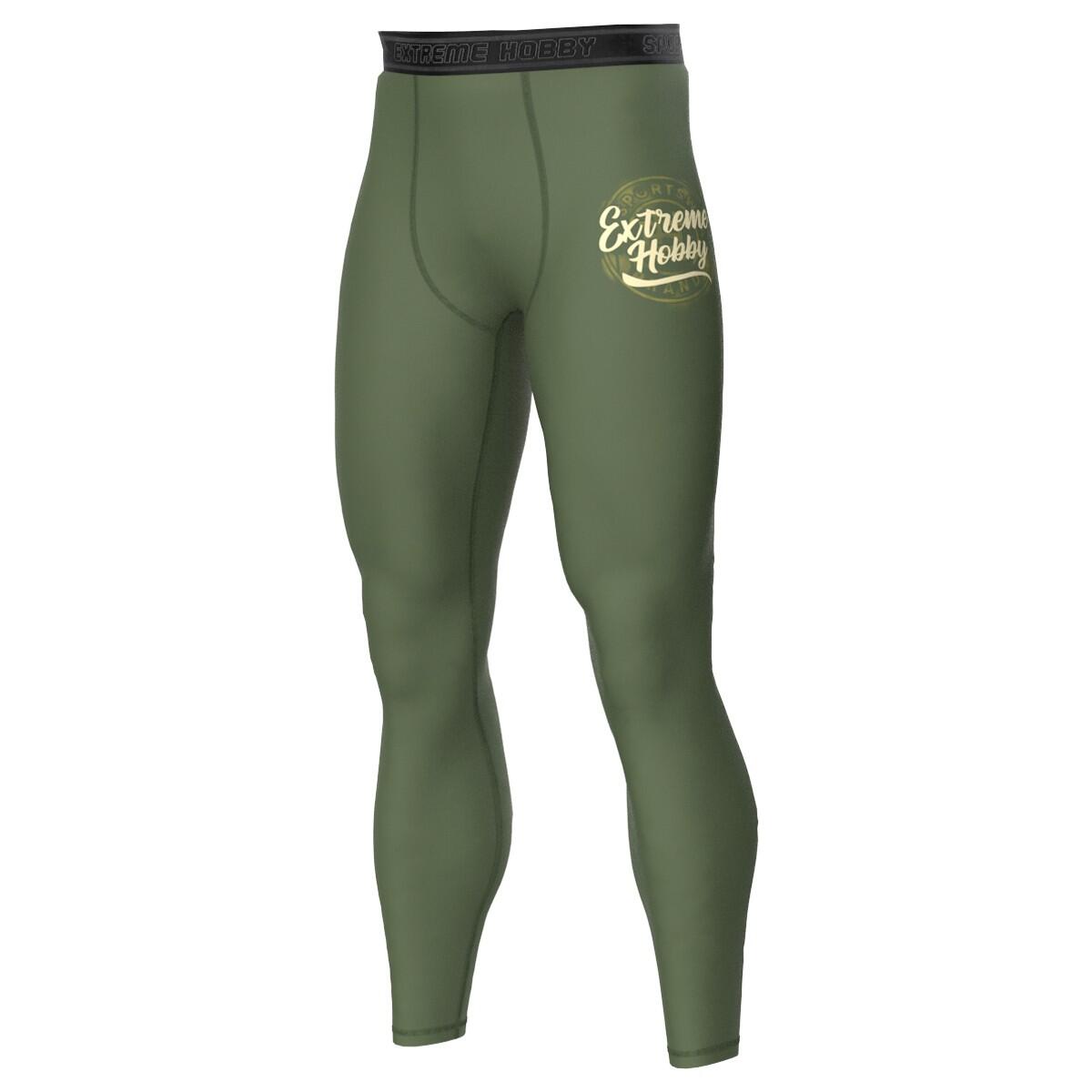 Extreme Hobby - Leggings De Sport Pour Hommes Extreme Hobby Badge - Legging - Vert - 40 M - Decathlon
