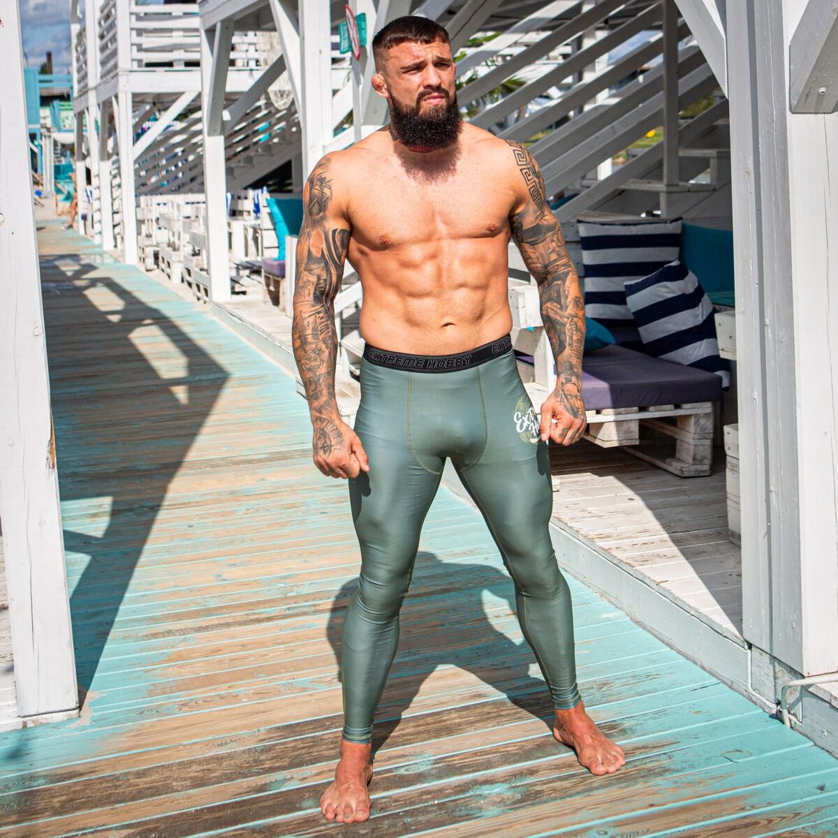 Leggings sportivi da uomo EXTREME HOBBY BADGE 2/7