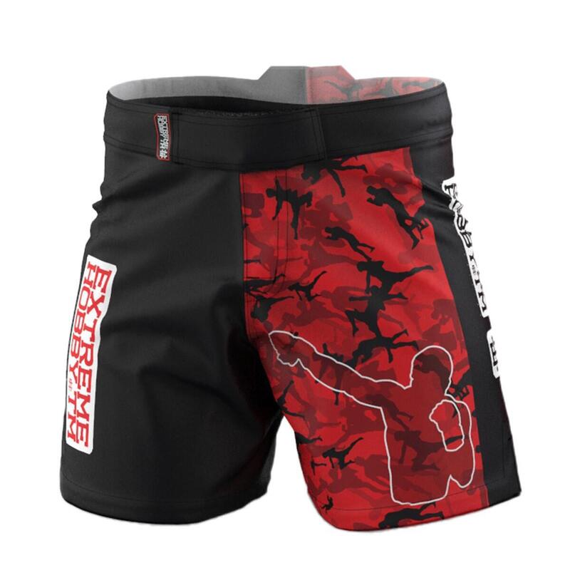 Spodenki Sportowe Męskie do MMA Crossfit Extreme Hobby RED WARRIOR