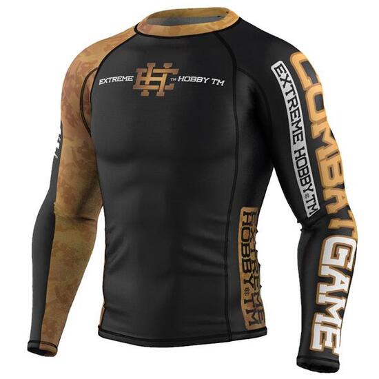 Rashguard Langarm für Herren MMA EXTREME HOBBY GOLDEN WARRIOR