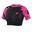 Crop top sportivo a maniche corte da donna Fitness EXTREME HOBBY NEO