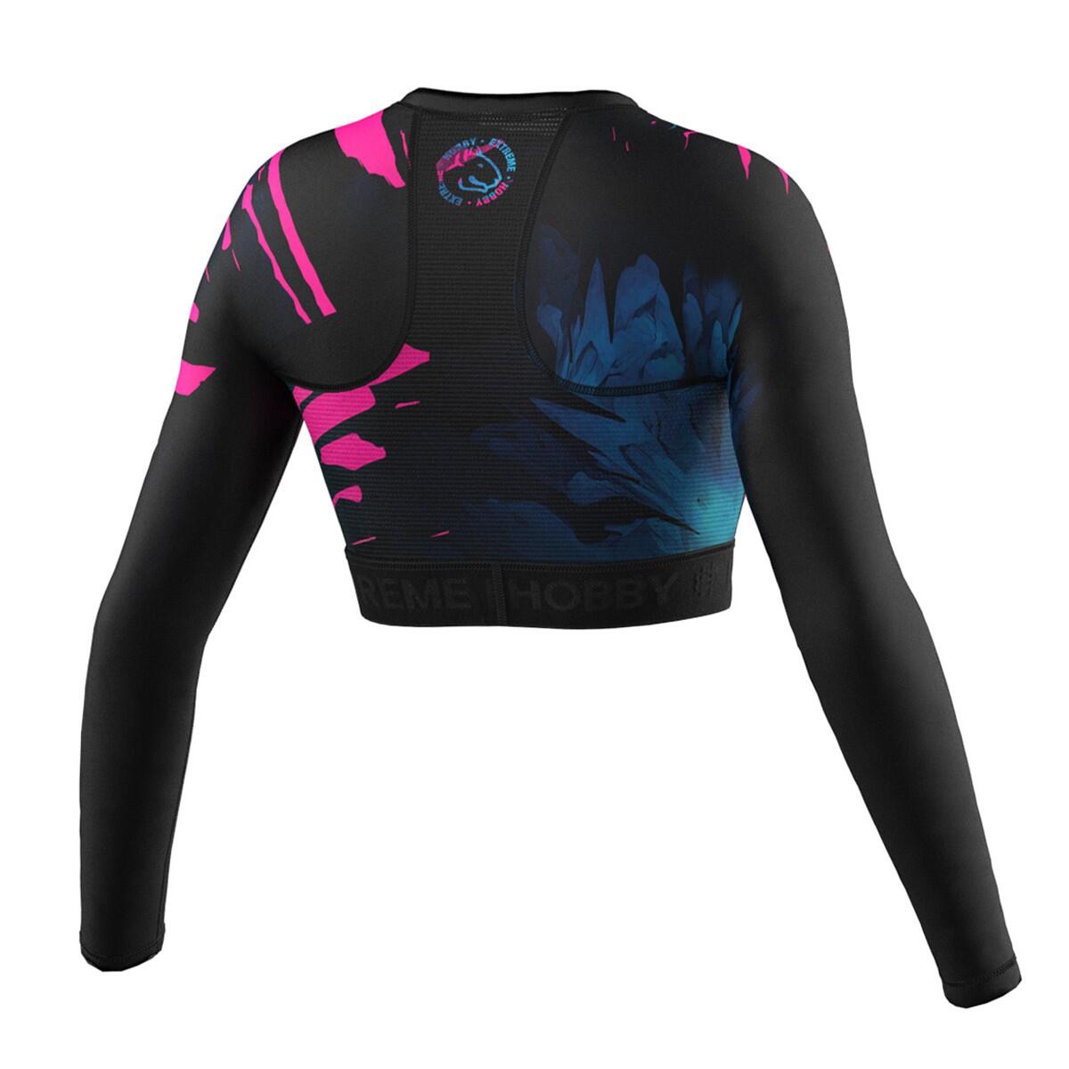 Rashguard feminino crop top manga comprida EXTREME HOBBY VIVID BULL TERRIER 3/7