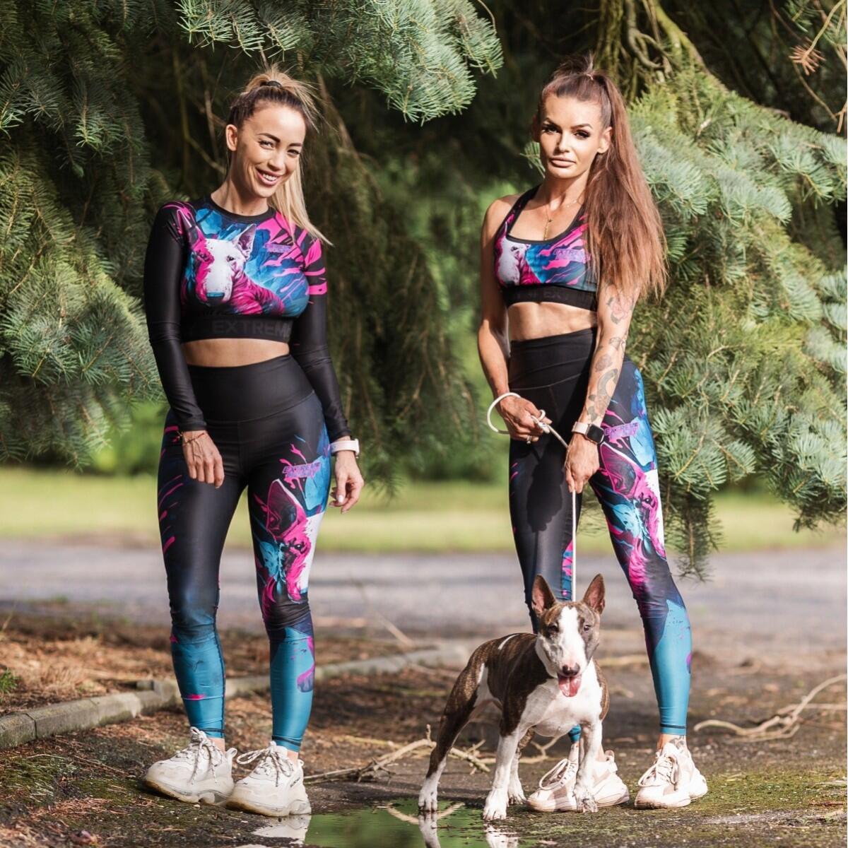 Rashguard feminino crop top manga comprida EXTREME HOBBY VIVID BULL TERRIER 6/7