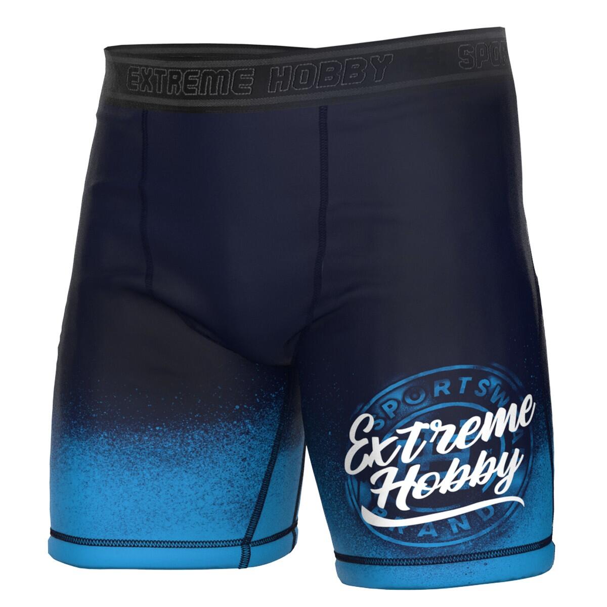 Extreme Hobby - Shorts Vale Tudo Mma Pour Hommes Extreme Hobby Badge - Short - Bleu - S - Decathlon