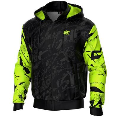 Sport hoodie voor heren met rits extreme hobby neo