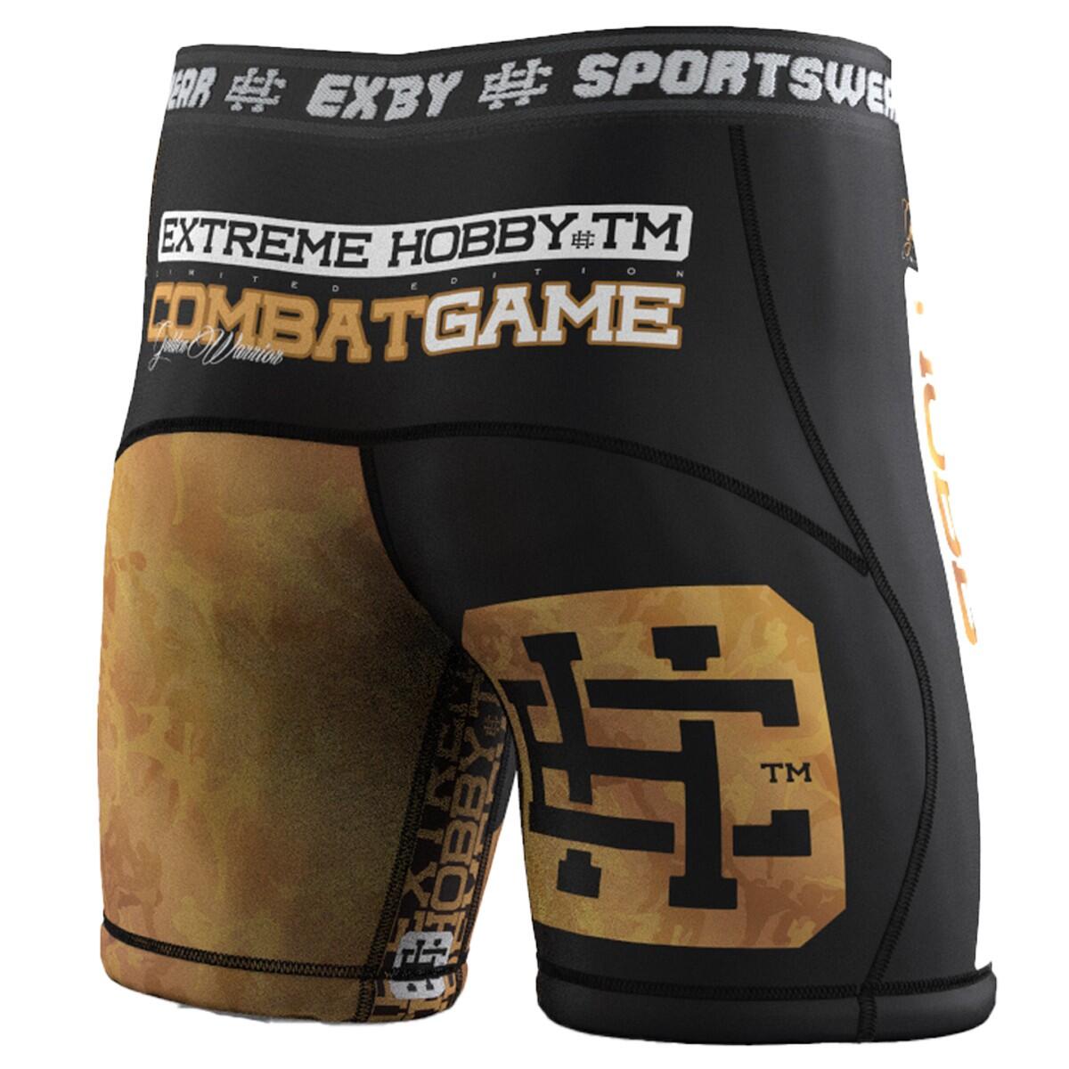 Shorts Vale Tudo MMA pour hommes EXTREME HOBBY GOLDEN WARRIOR 2/7