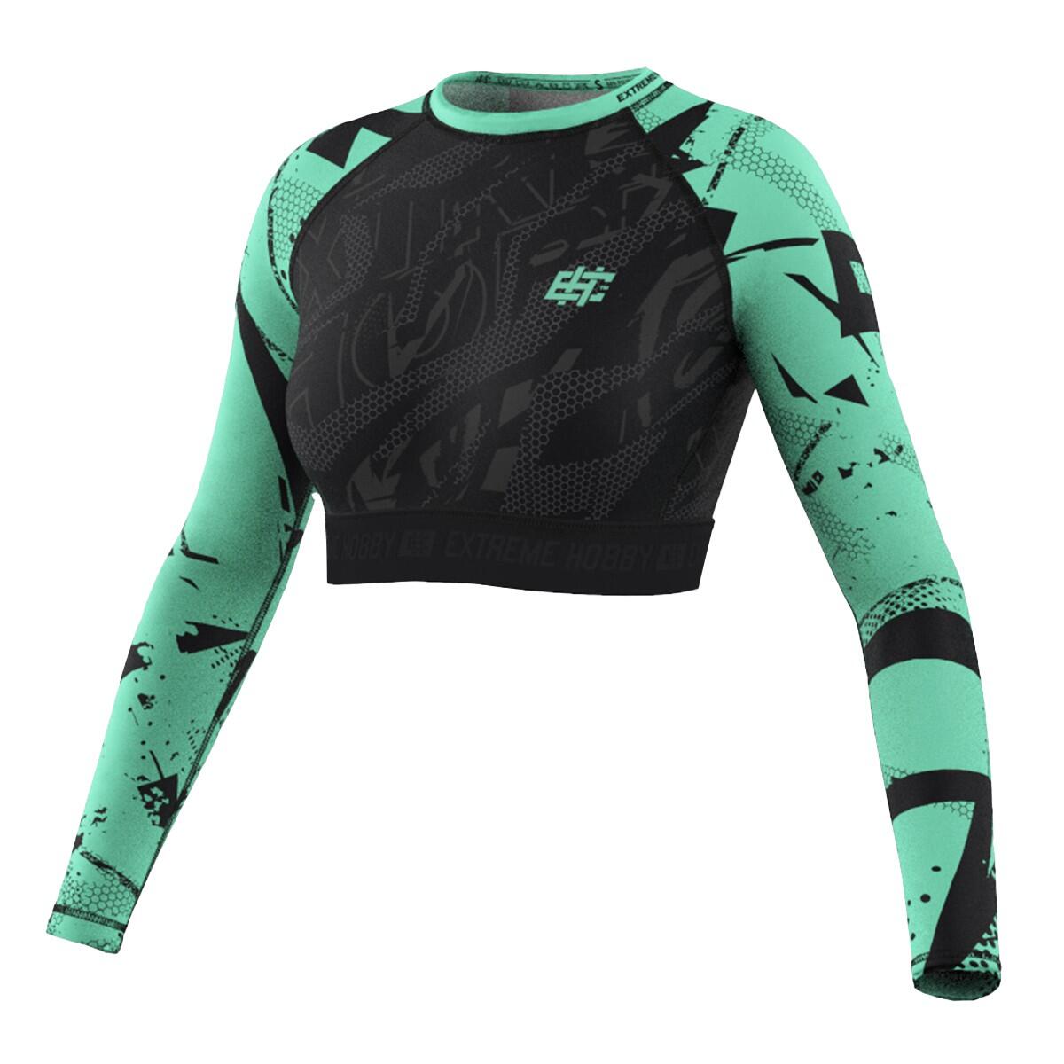 Koszulka Sportowa damska Crop Top do fitness EXTREME HOBBY NEO