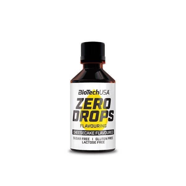 BIOTECHUSA Zero Drops Smaakstof - 50ml Cheesecake Cheesecake Biotech USA