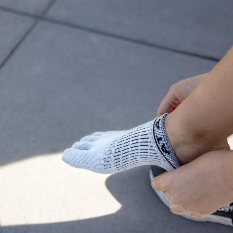 Chaussettes à orteils de running Run Lightweight No Show Coolmax unisexe 2/4