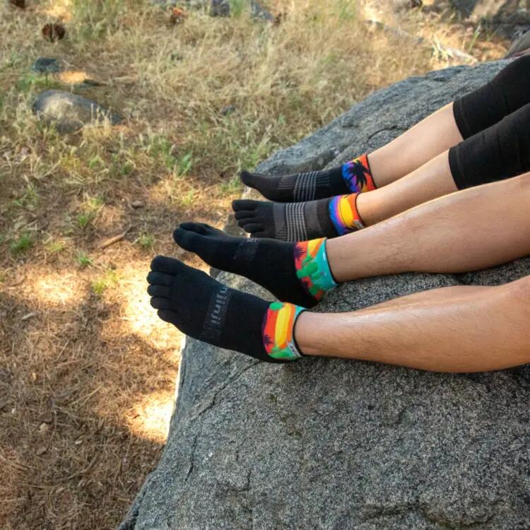 Chaussettes à orteils de running Spectrum Trail Midweight Mini-Crew unisexe 2/4
