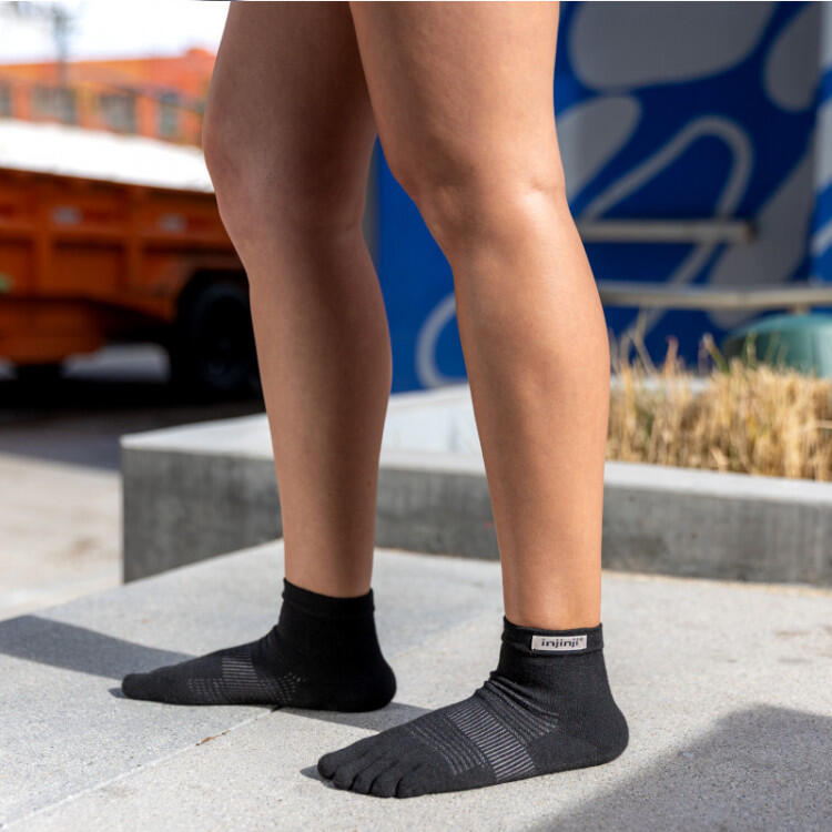 Chaussettes à orteils de running Run Lightweight Mini-Crew Coolmax unisexe 2/4