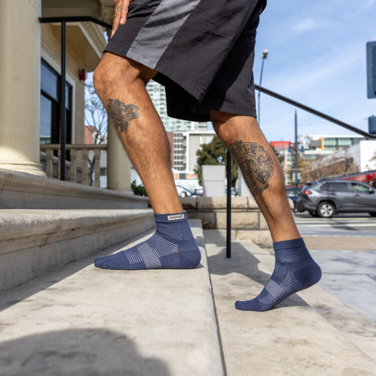 Chaussettes à orteils de running Run Lightweight Mini-Crew Coolmax unisexe 2/4