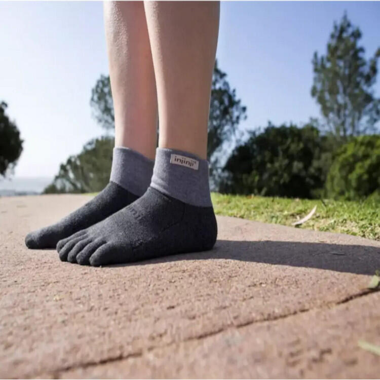 Chaussettes à orteils de running Trail Midweight Mini-Crew Coolmax unisexe 2/4