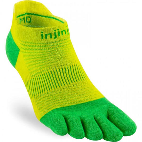 Chaussettes à orteils de running Run Lightweight No Show Coolmax unisexe