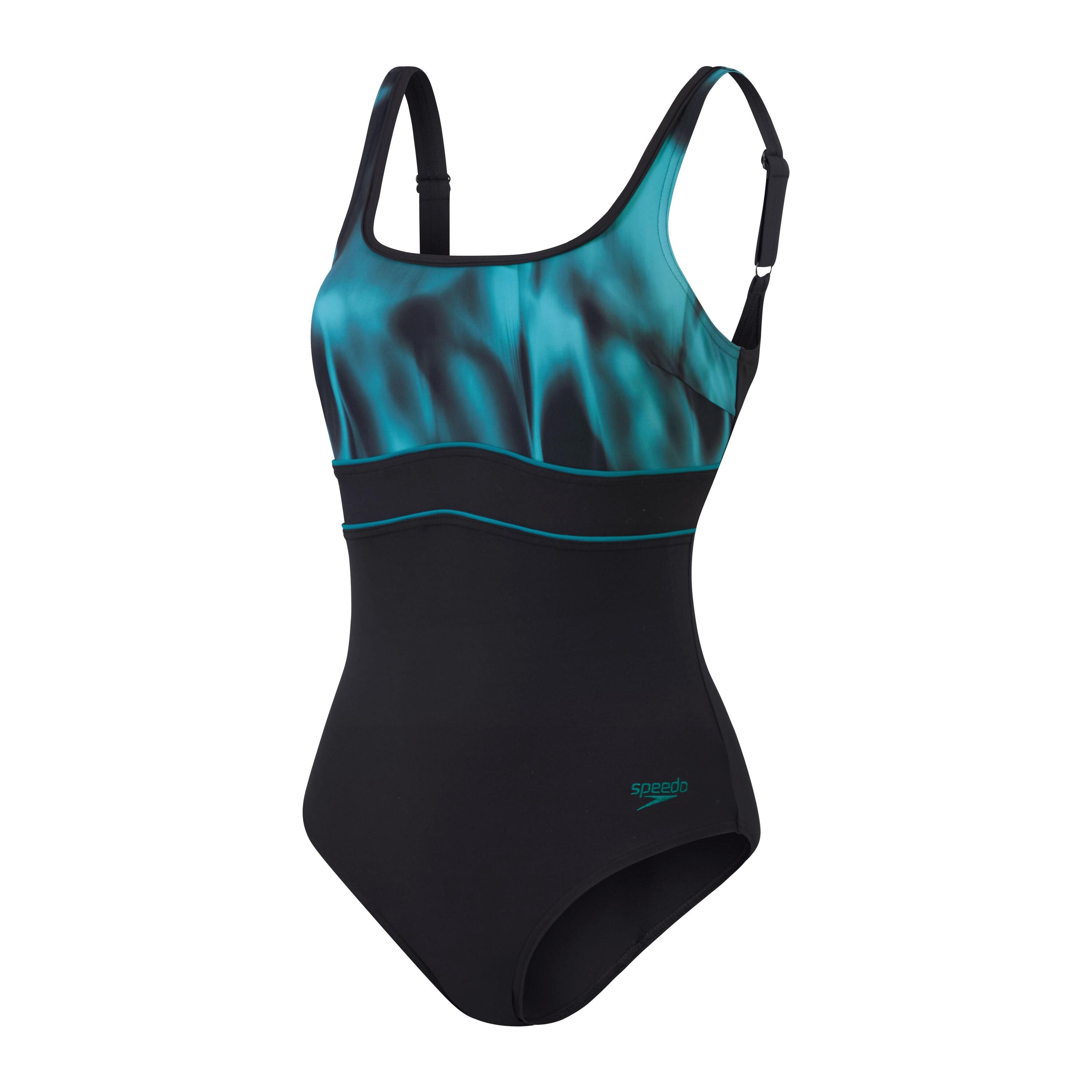 Fato de banho Speedo Scoopback Eclipse - Preto/Verde 7/7