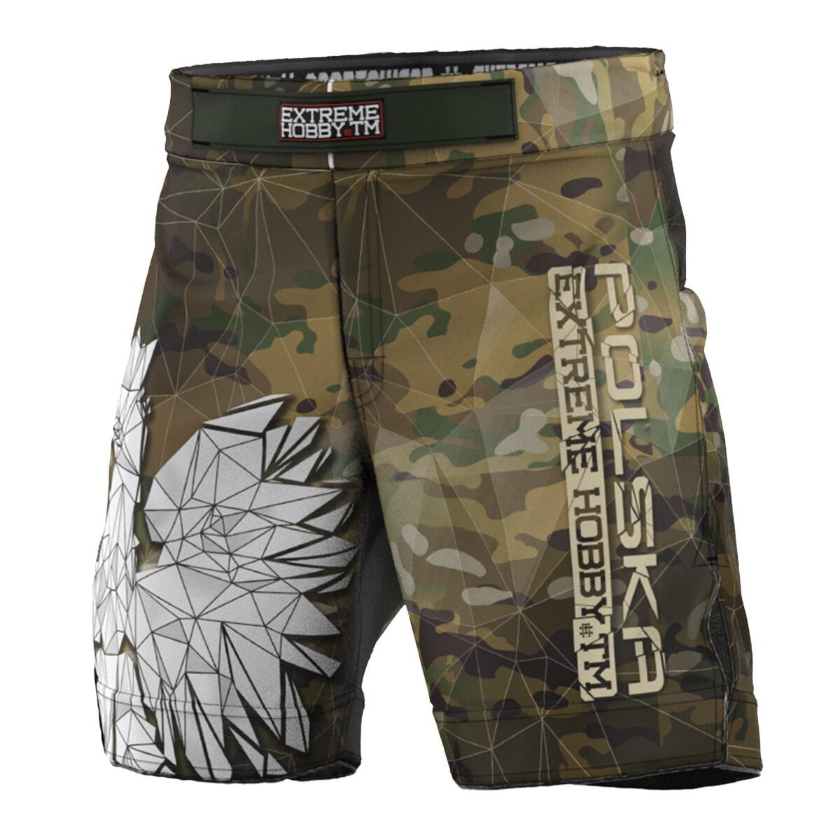 EXTREME HOBBY Grappling-Shorts für Kinder MMA BJJ K1 EXTREME HOBBY POLSKA CAMO