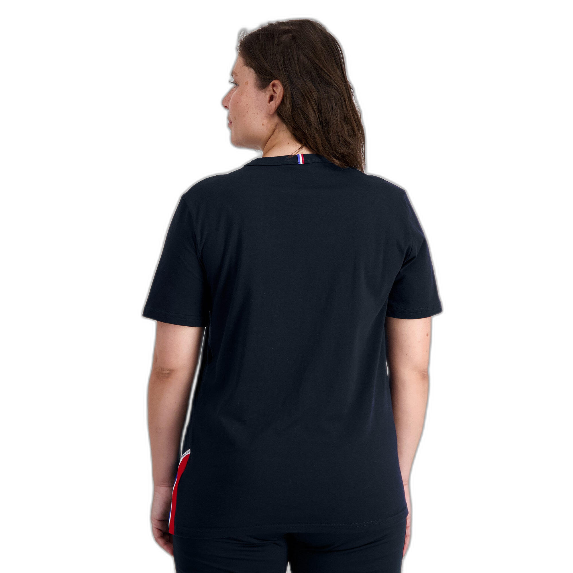 Camiseta de Manga Corta Unisex Le coq sportif Tri N°1 Sky Azul oscuro 4/7