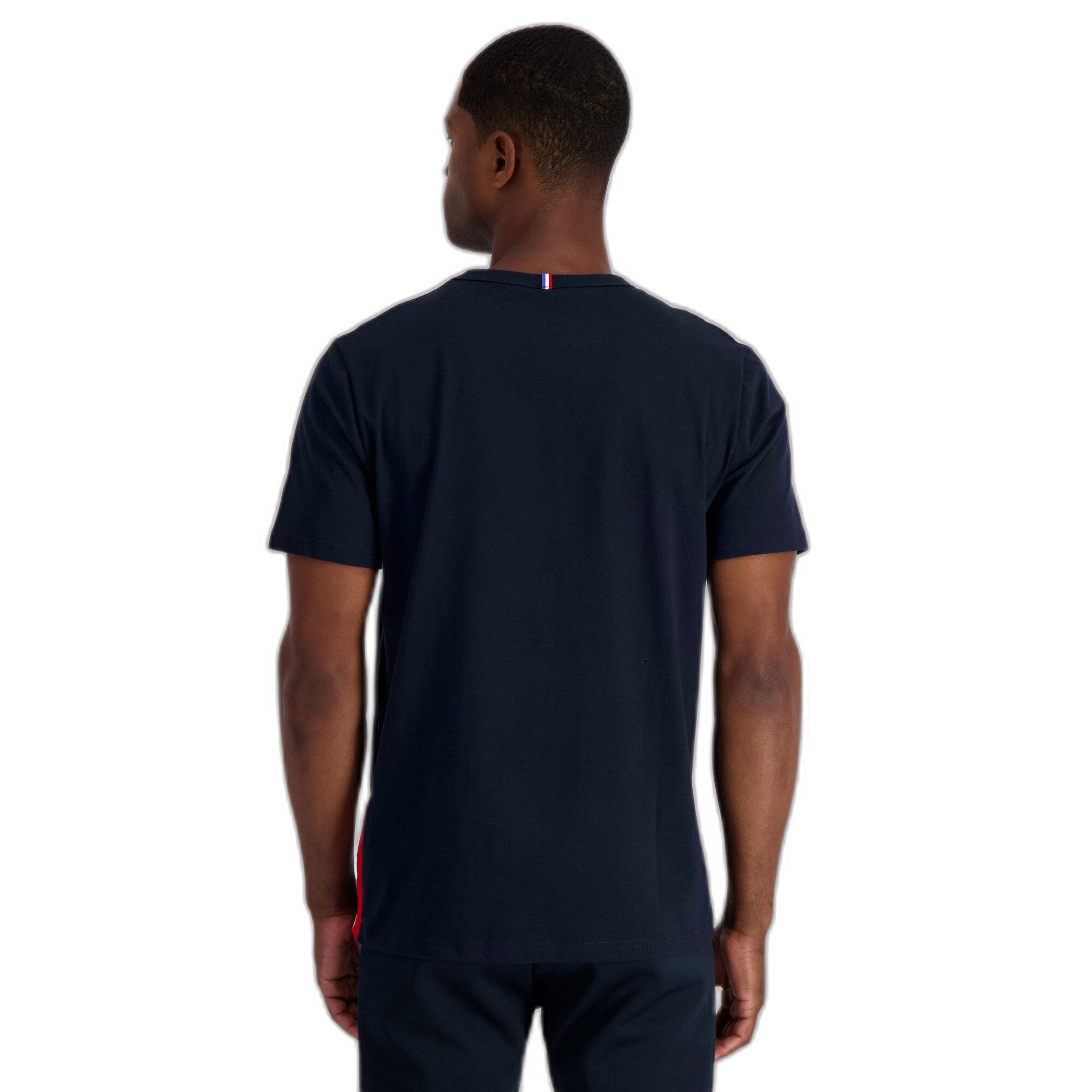 Camiseta de Manga Corta Unisex Le coq sportif Tri N°1 Sky Azul oscuro 2/7