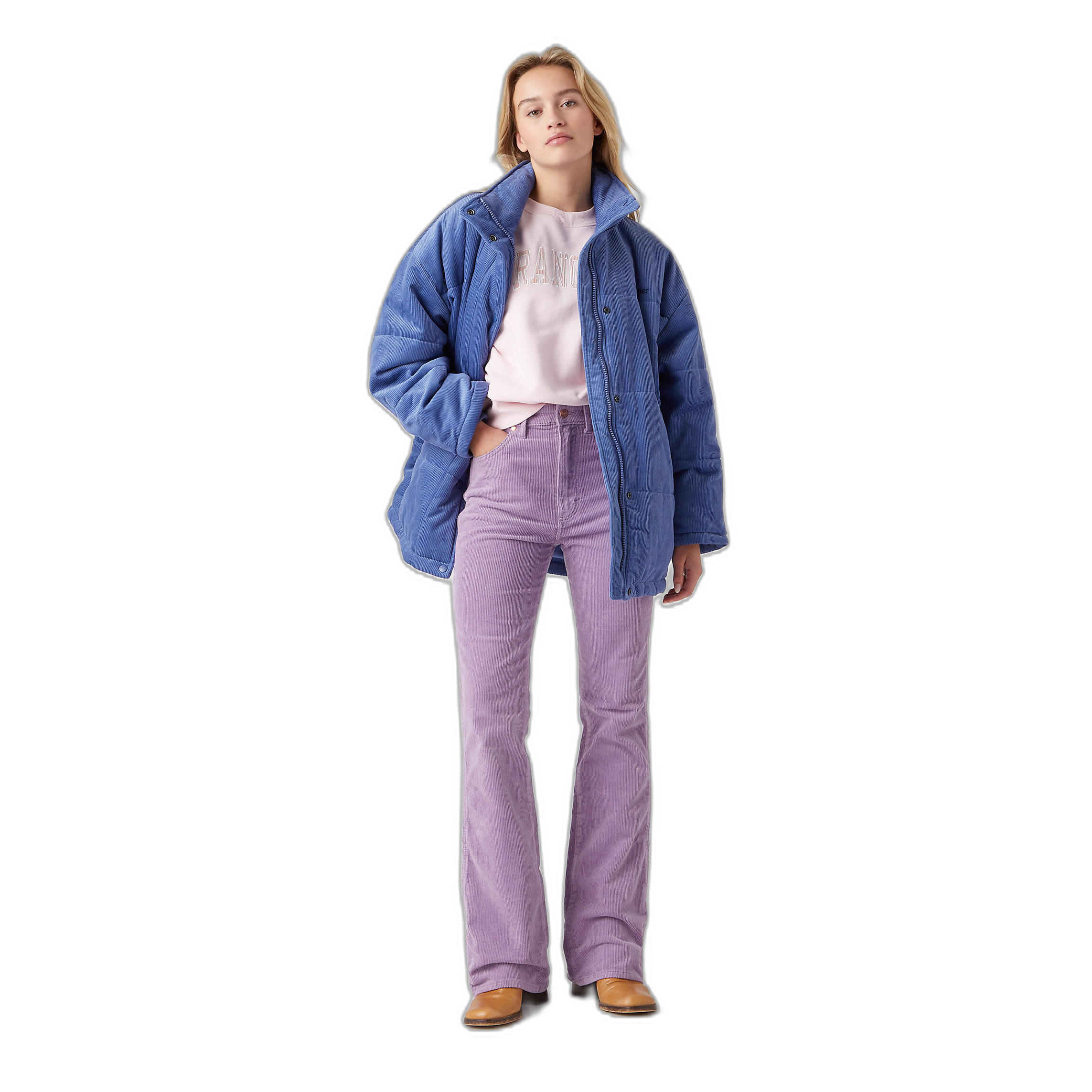 Felpa da donna Wrangler Relaxed 4/4