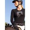 Dames rij-T-shirt Cavalliera Jumping star