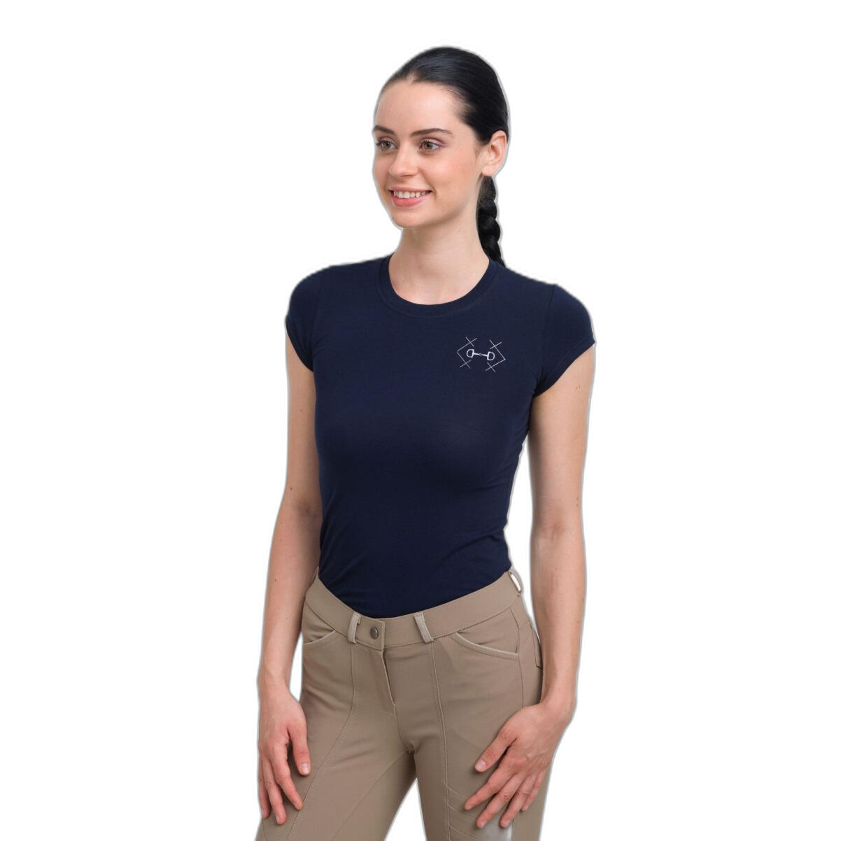 Cavalliera T-shirt donna in cotone Bit