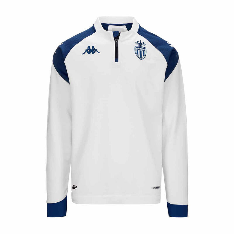 Haut d’entraînement 1/4 zip AS Monaco Pro 7 2023/24