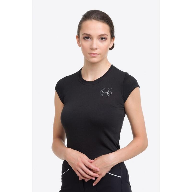 Katoenen dames-T-shirt Cavalliera Bit