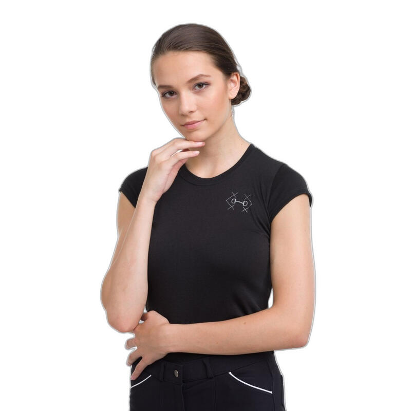 Katoenen dames-T-shirt Cavalliera Bit