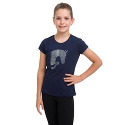 T-shirt coton fille Cavalliera Jumping Star