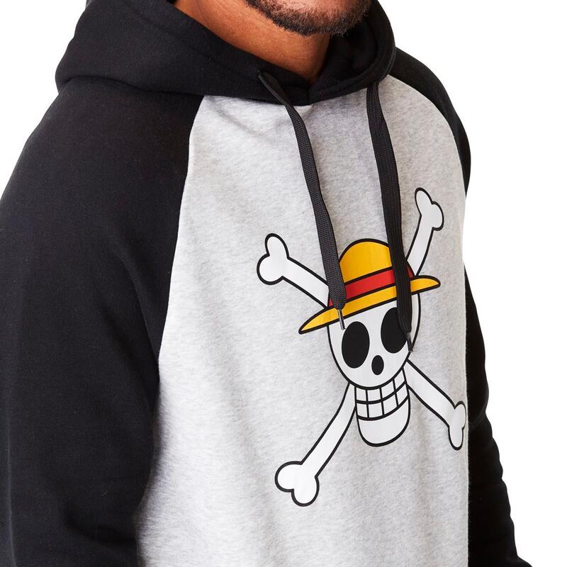 Kapuzen-Sweatshirt Capslab One Piece Skull