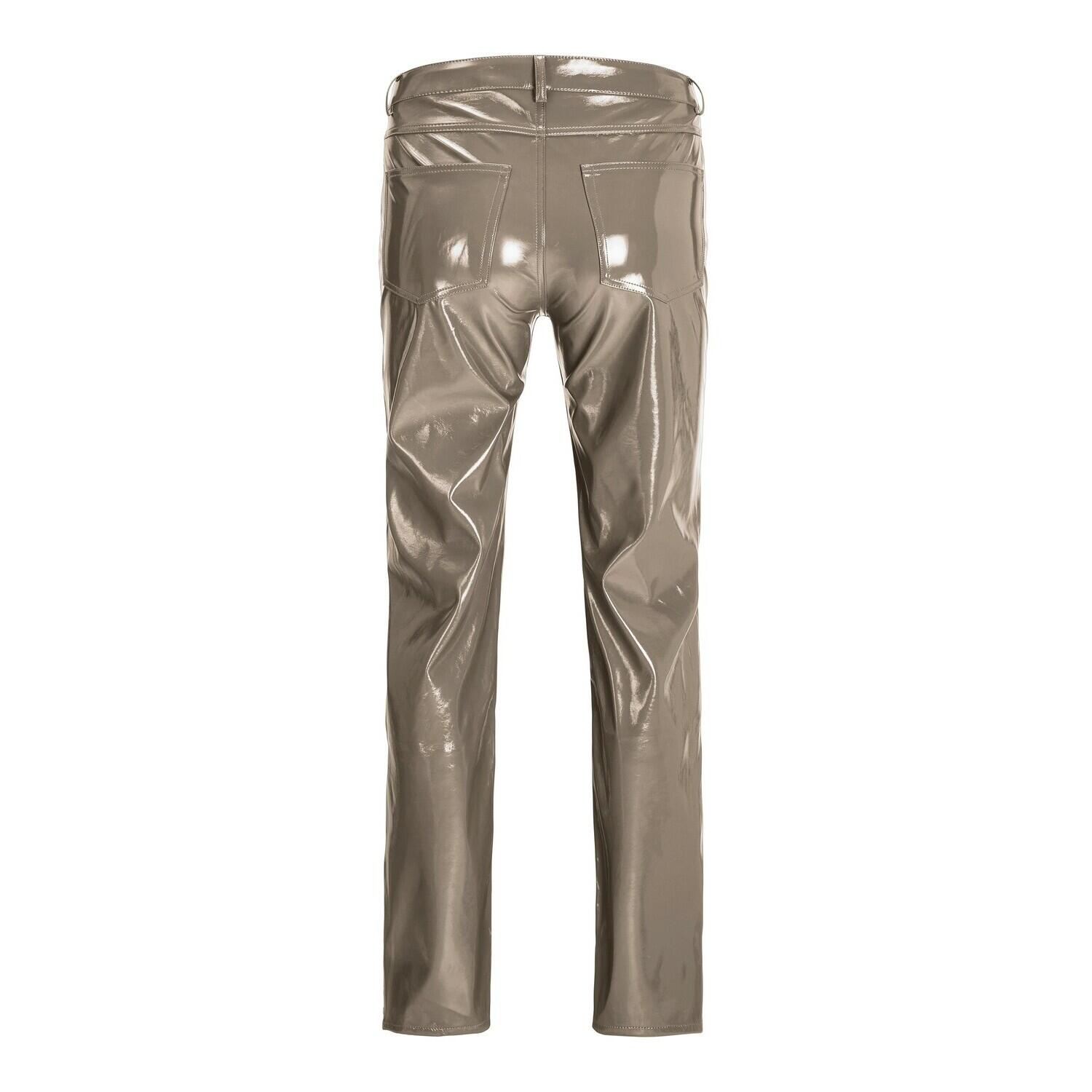 Pantalon straight en cuir femme Jack & Jones kenya 2/4