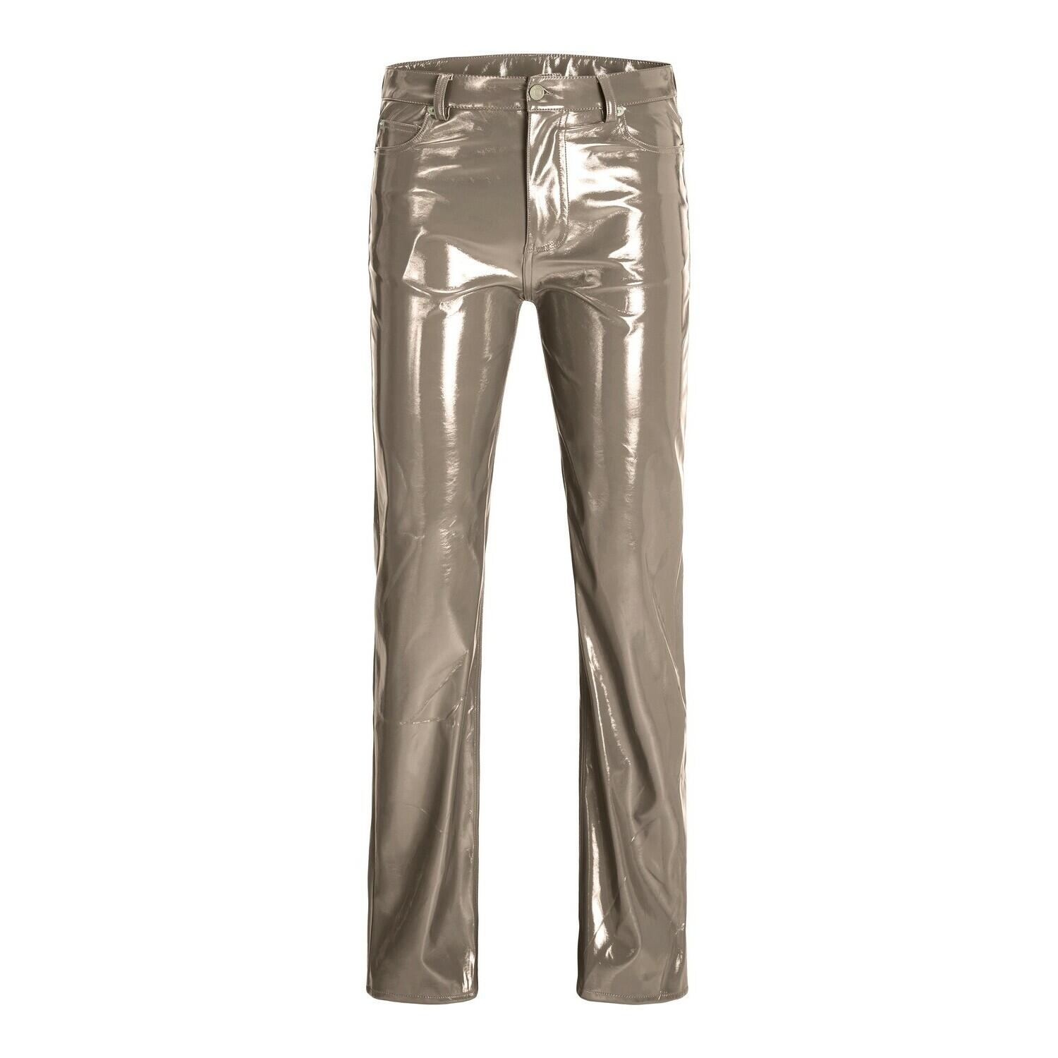 Pantalon straight en cuir femme Jack & Jones kenya 1/4