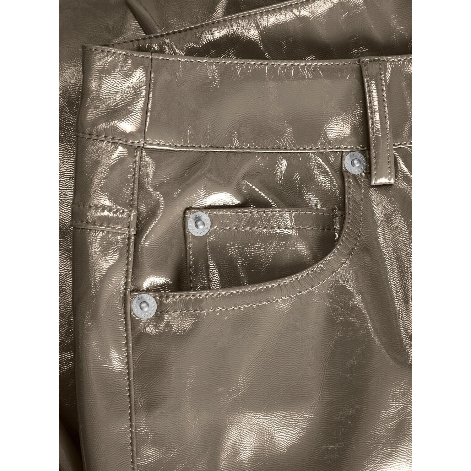 Pantalon straight en cuir femme Jack & Jones kenya 4/4