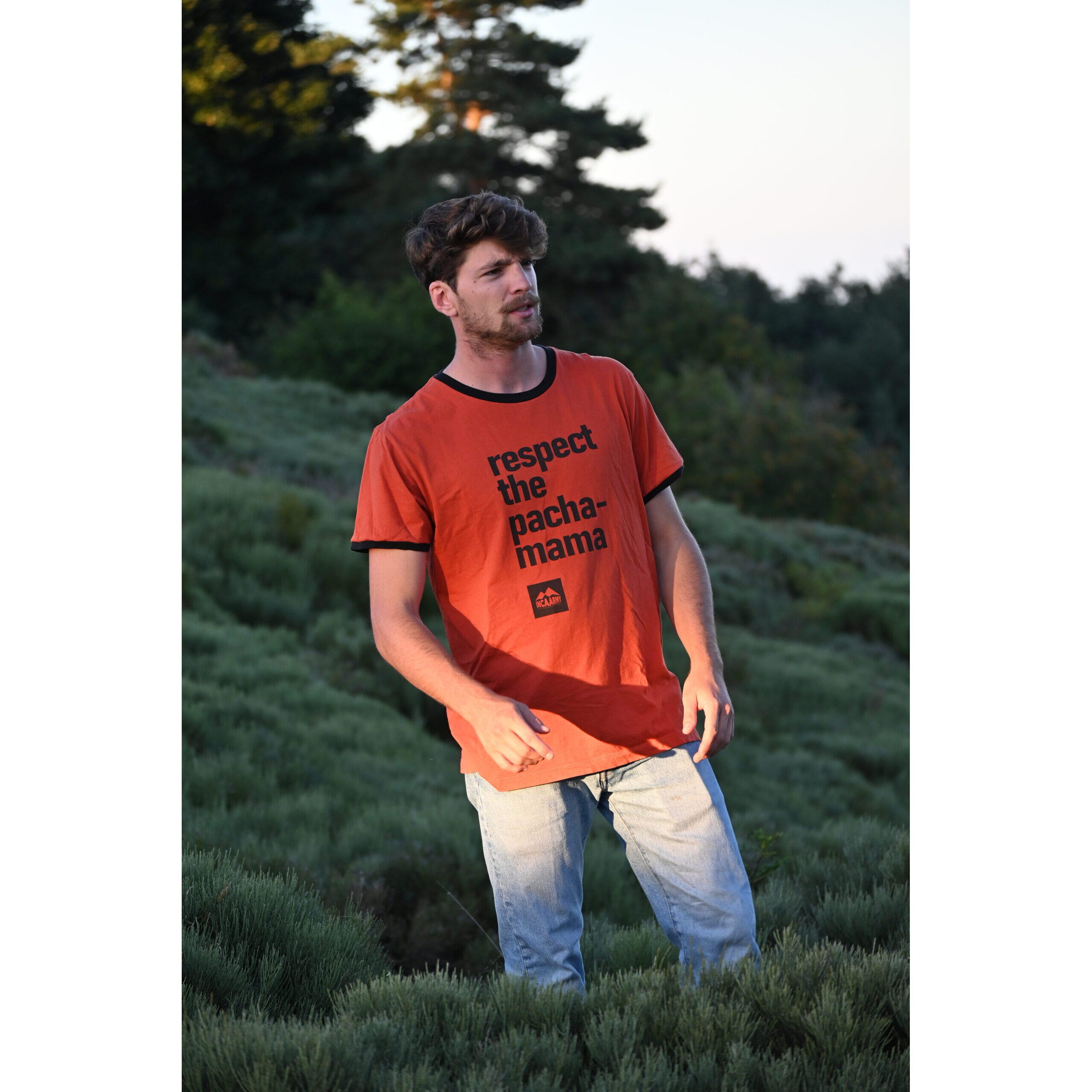 T-shirt coton bio Inca Army Pacha 180 2/4