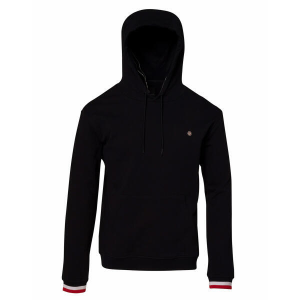 Hooded sweatshirt met effen fleece Serge Blanco