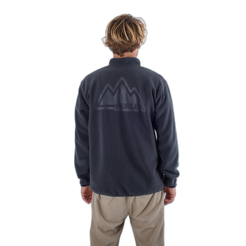 Sweatshirt 1/4 rits Hurley Mesa onshore