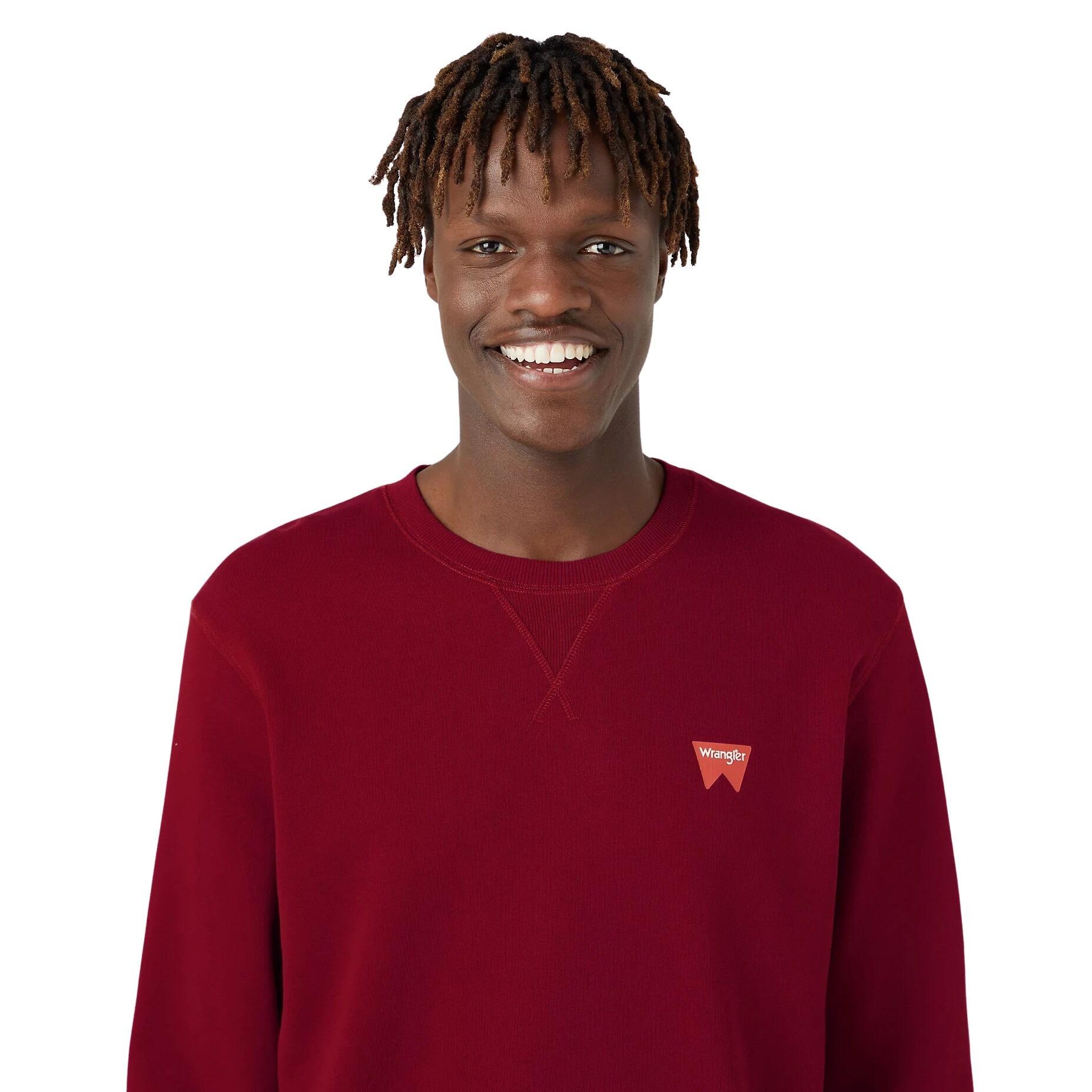Felpa girocollo Wrangler Sign Off 4/4