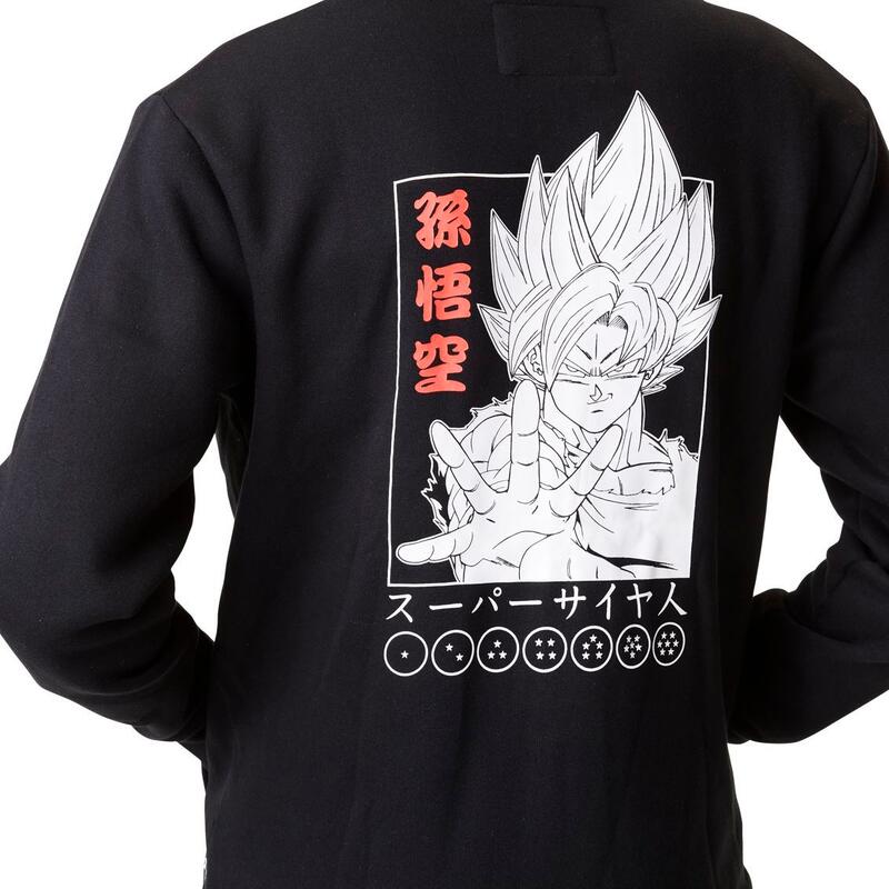 Hooded sweatshirt met rits Capslab Dragon Ball Z Goku