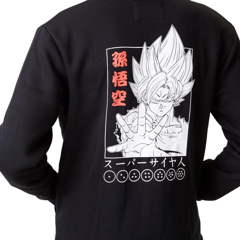 Sweatshirt à capuche avec zip Capslab Dragon Ball Z Goku