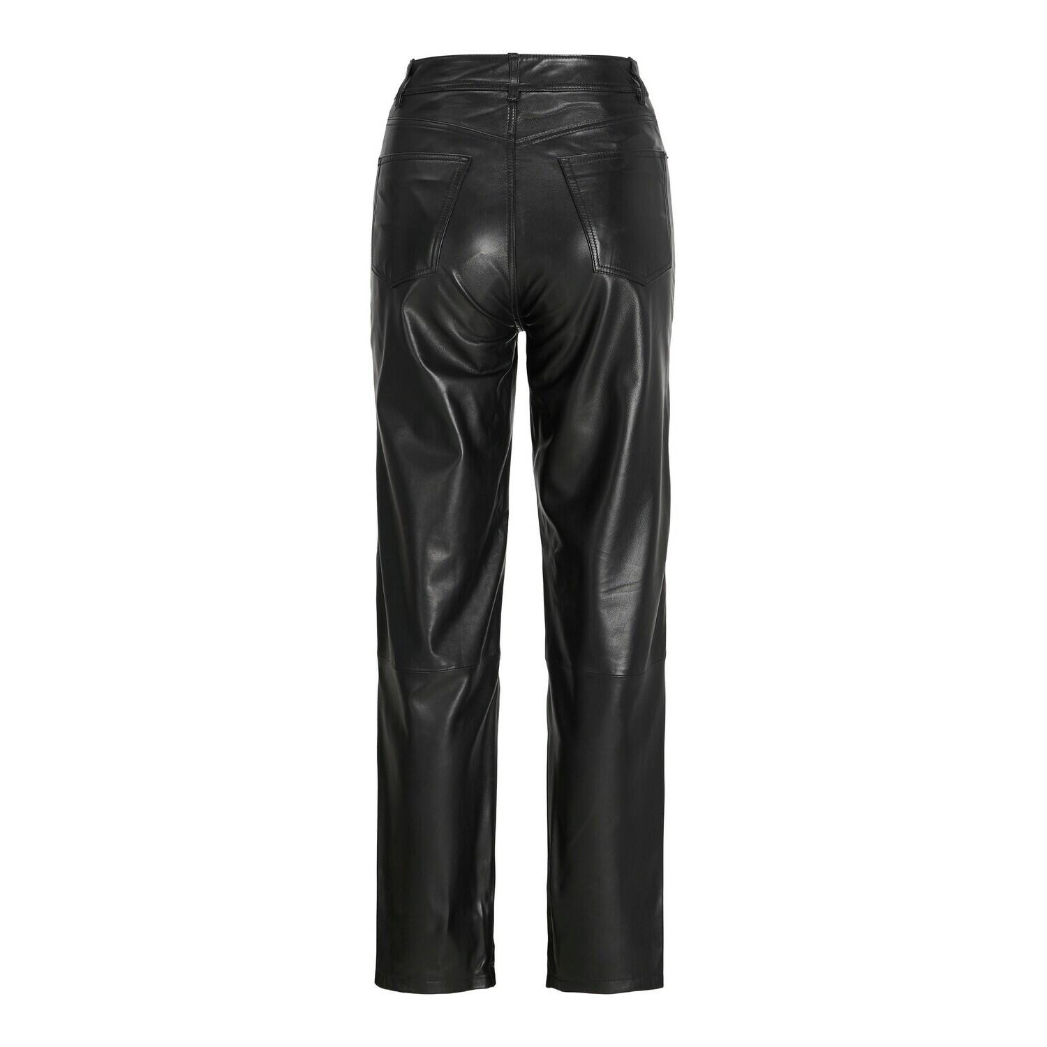 Pantalon straight en cuir femme Jack & Jones grace 2/4