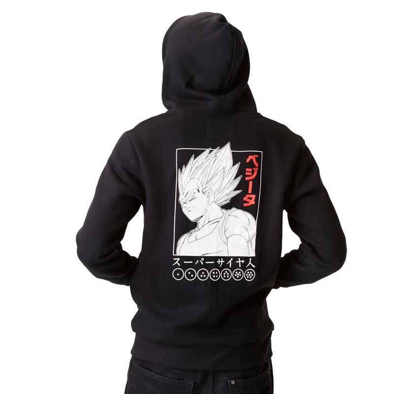 Kapuzenpullover mit Reißverschluss Capslab Dragon Ball Z Vegeta