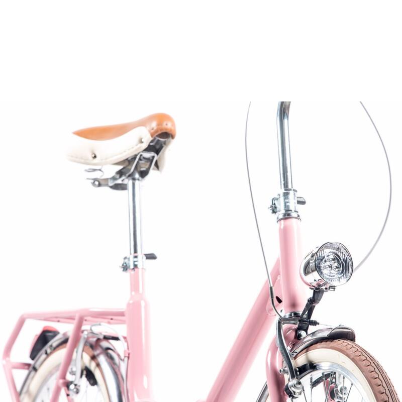 Capri Bambina Roze vouwfiets voor toerfietsen