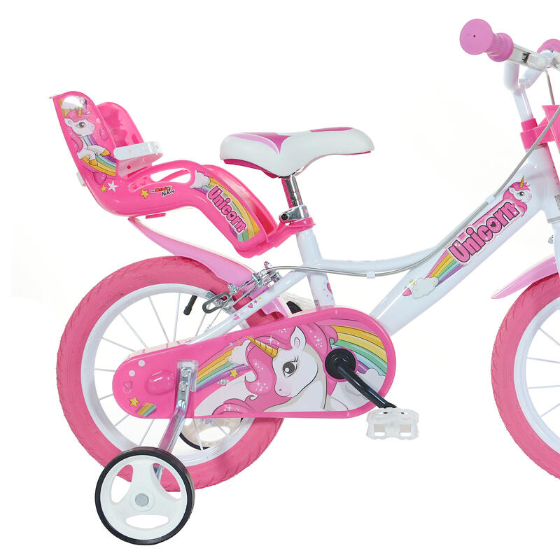 Bicicleta de Menina 14 polegadas Unicorn 4-6 anos