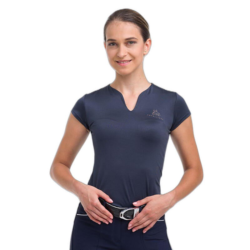 High Performance Riding T-Shirt Frau Cavalliera Rose Gold