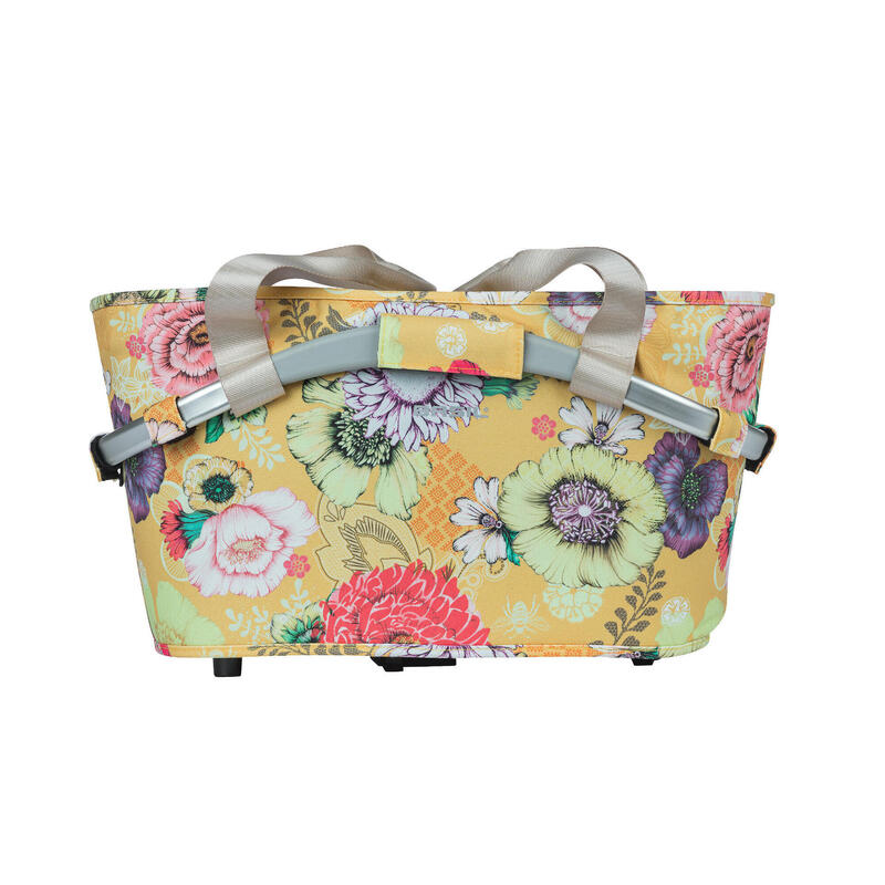BASIL Panier porte-bagages Bloom carry all MIK, jaune miel