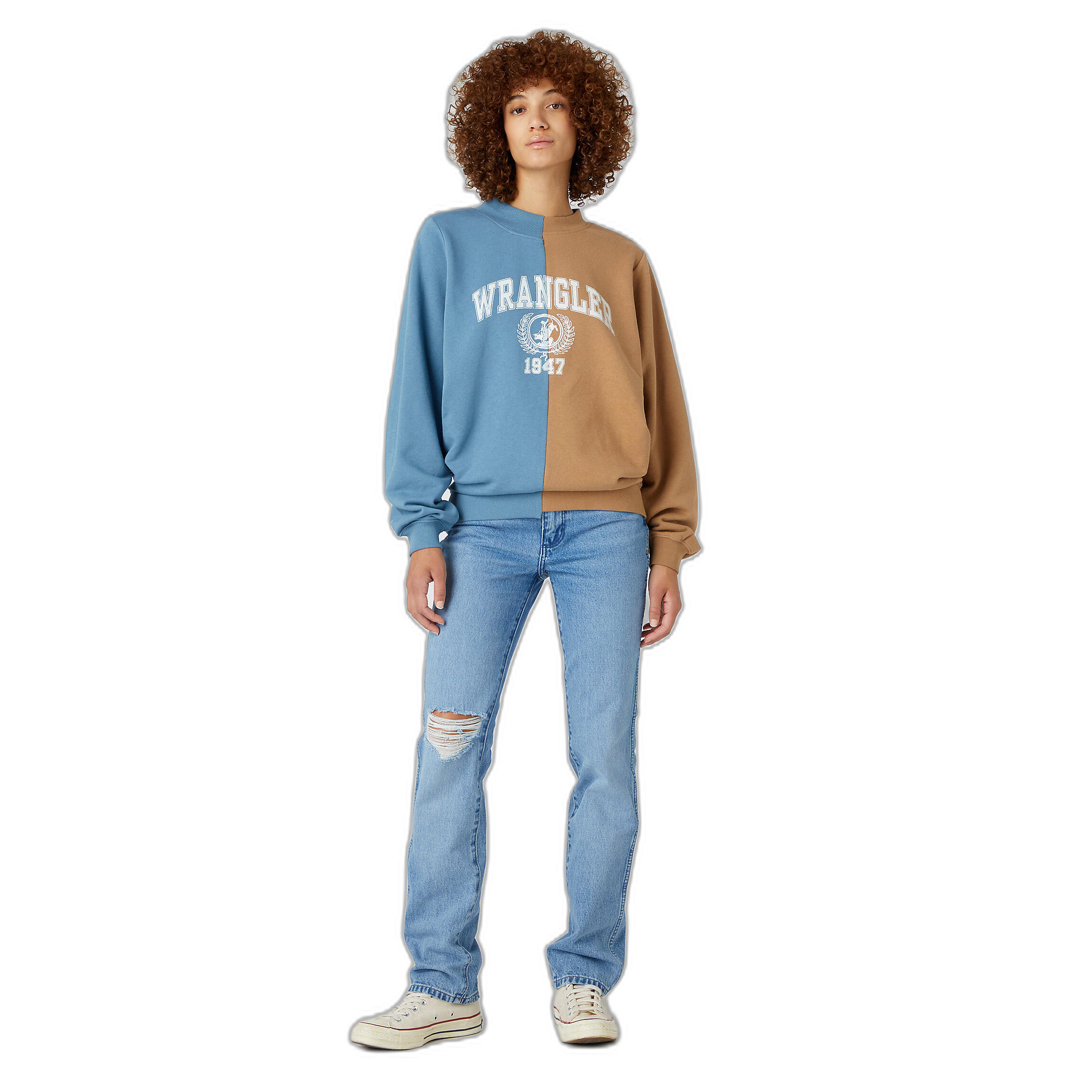 Sweatshirt col rond femme Wrangler 2Way 2/5