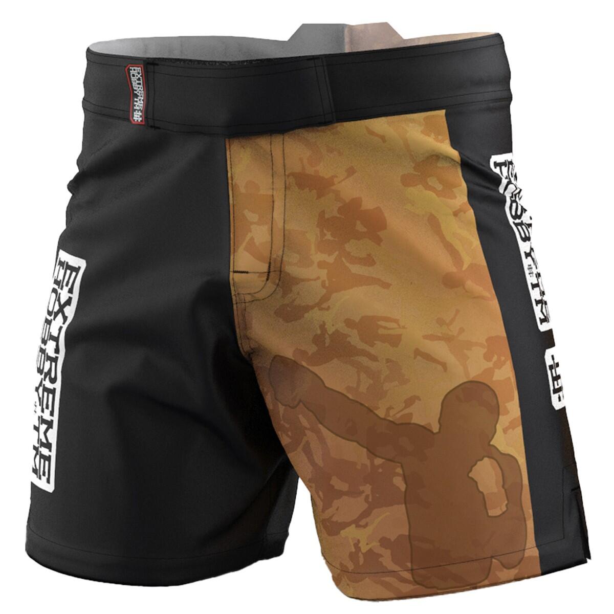 Extreme Hobby. Pantaloncini Sportivi Uomo Allenamento Palestra Extreme Hobby Golden Warrior Pantaloncini  Ritiro Gratis